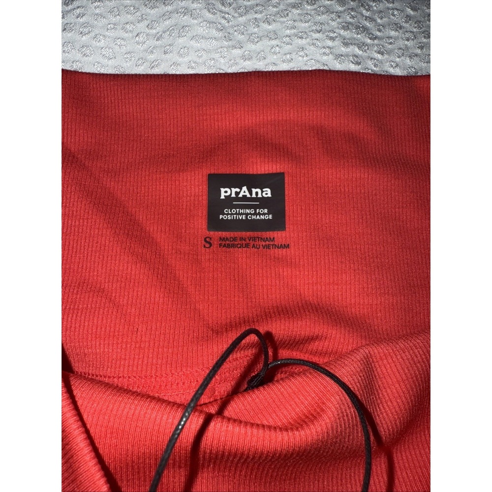 Prana Becksa 7/8 Leggings High Rise Stretch Carmine Red Heather Women's Size S - Picture 2 of 5